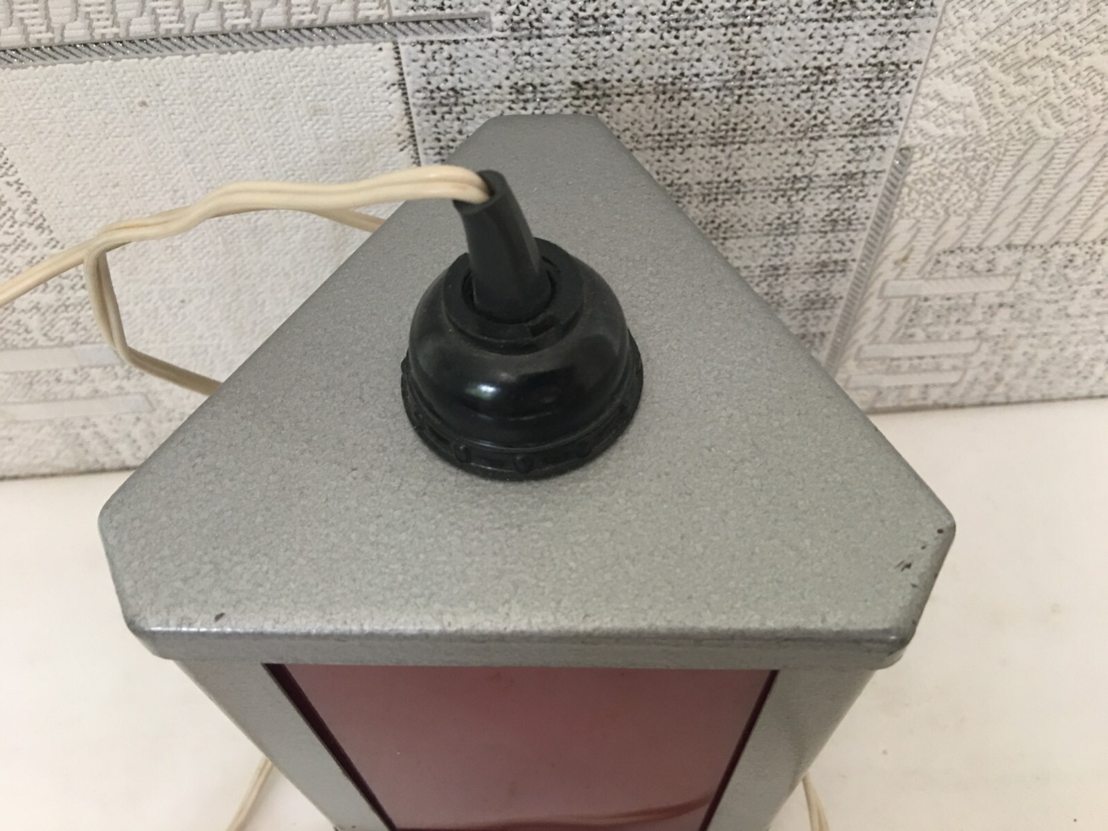 Vintage Soviet red lantern of the USSR for photo printing 1975-1980s