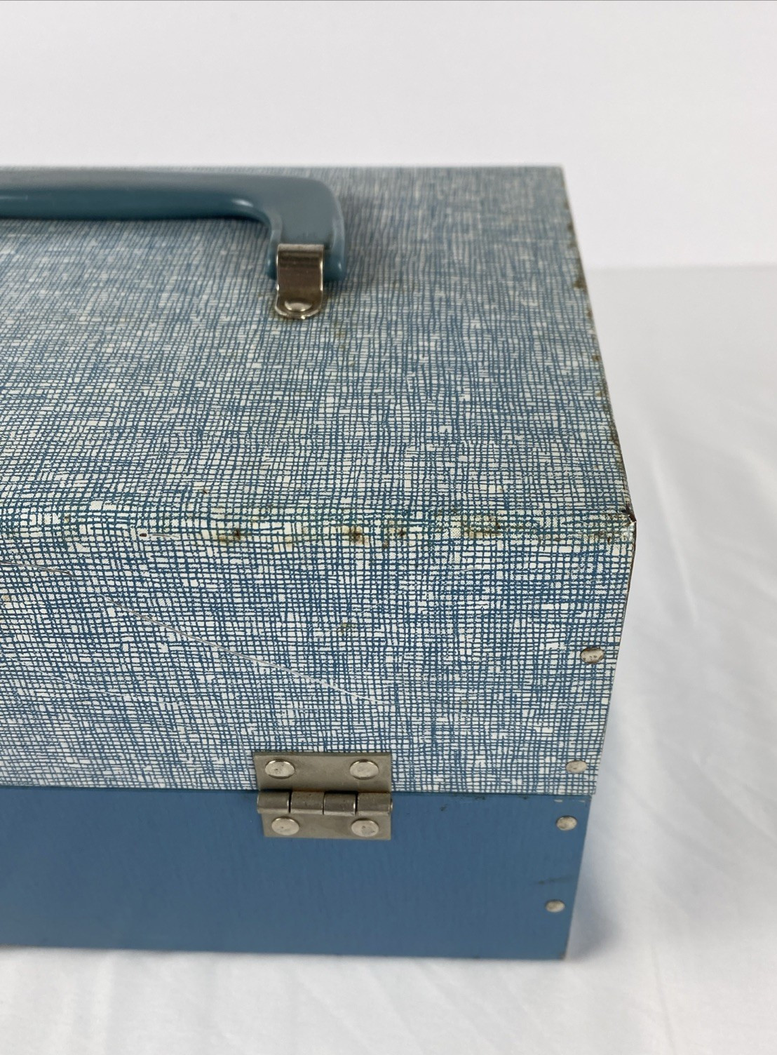 Bruce 5″ Reel 8mm Film Storage Case 12 Slot + 8 Full Reels w/Canisters Harwood