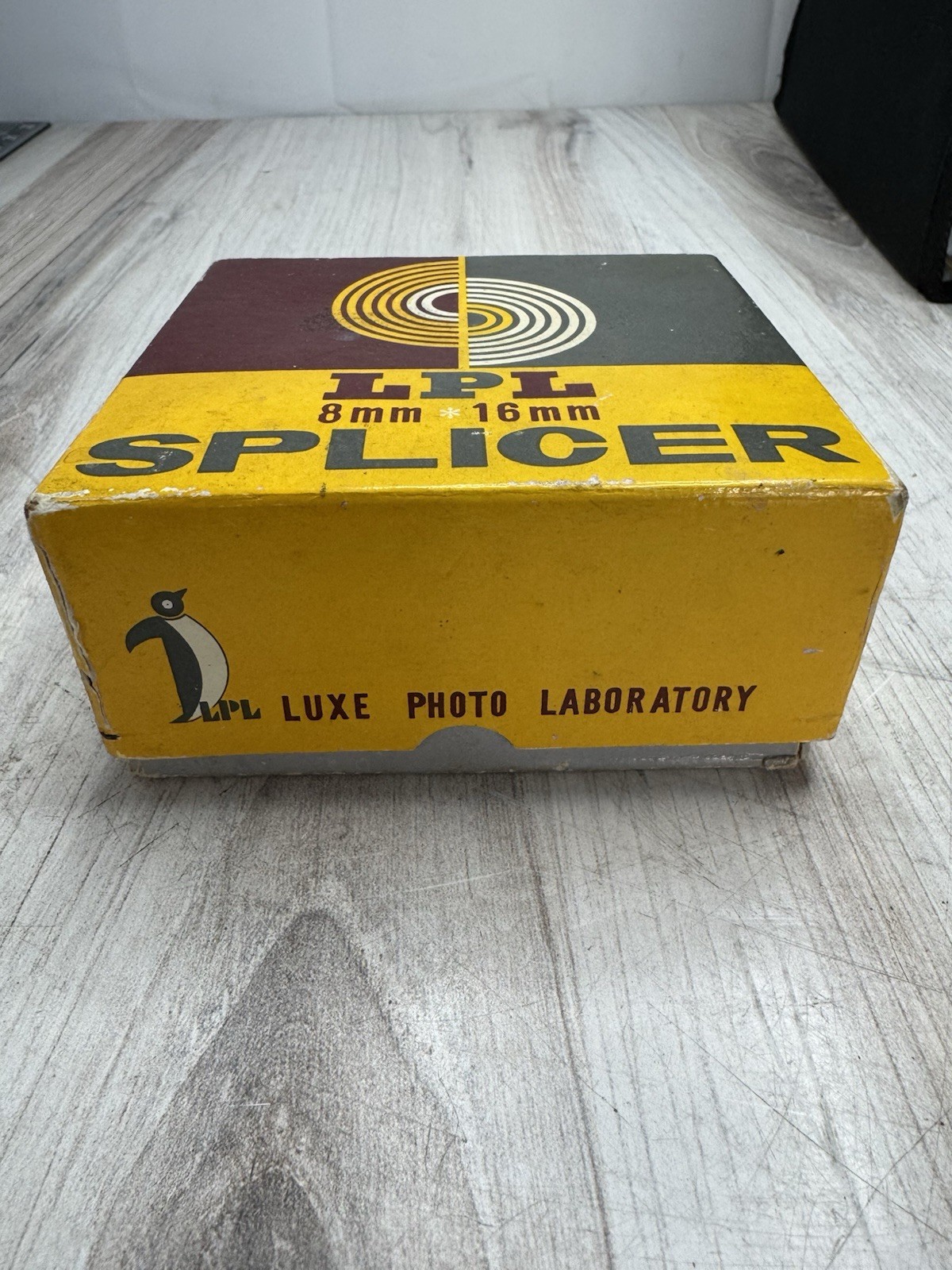 Film Splicer LPL Cement 8 mm & 16 mm Boxed Home Movie Cinema Vintage Photo