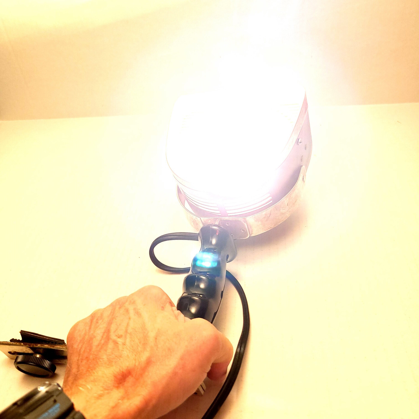 Lott A Lite Movie Lamp with DWA General Electric Sealed Beam LR19526 Tested