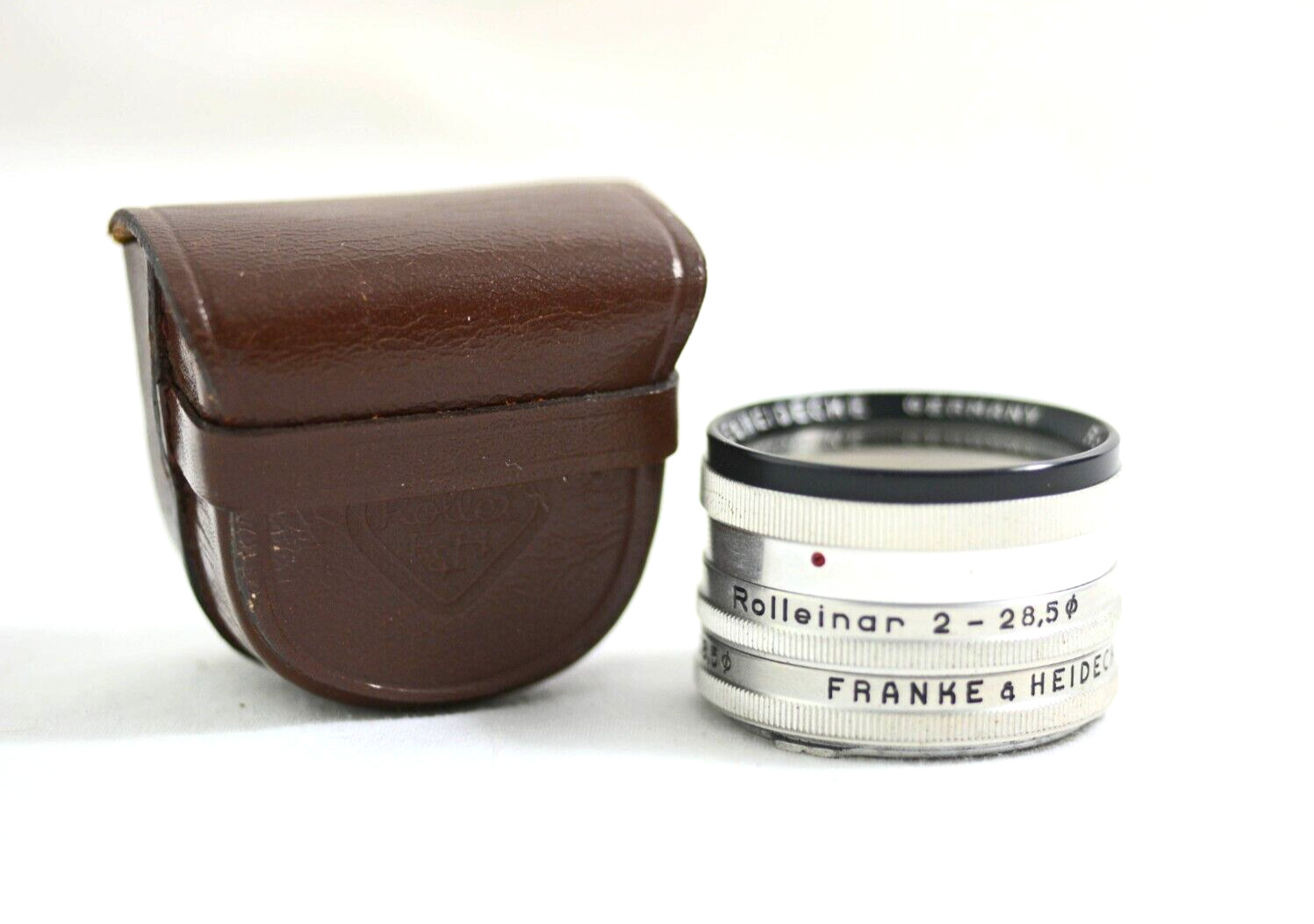 VINTAGE ROLLEIFLEX FRANKE & HEIDECKE ROLLEIPARKEIL 2 28.5MM WITH LEATHER CASE