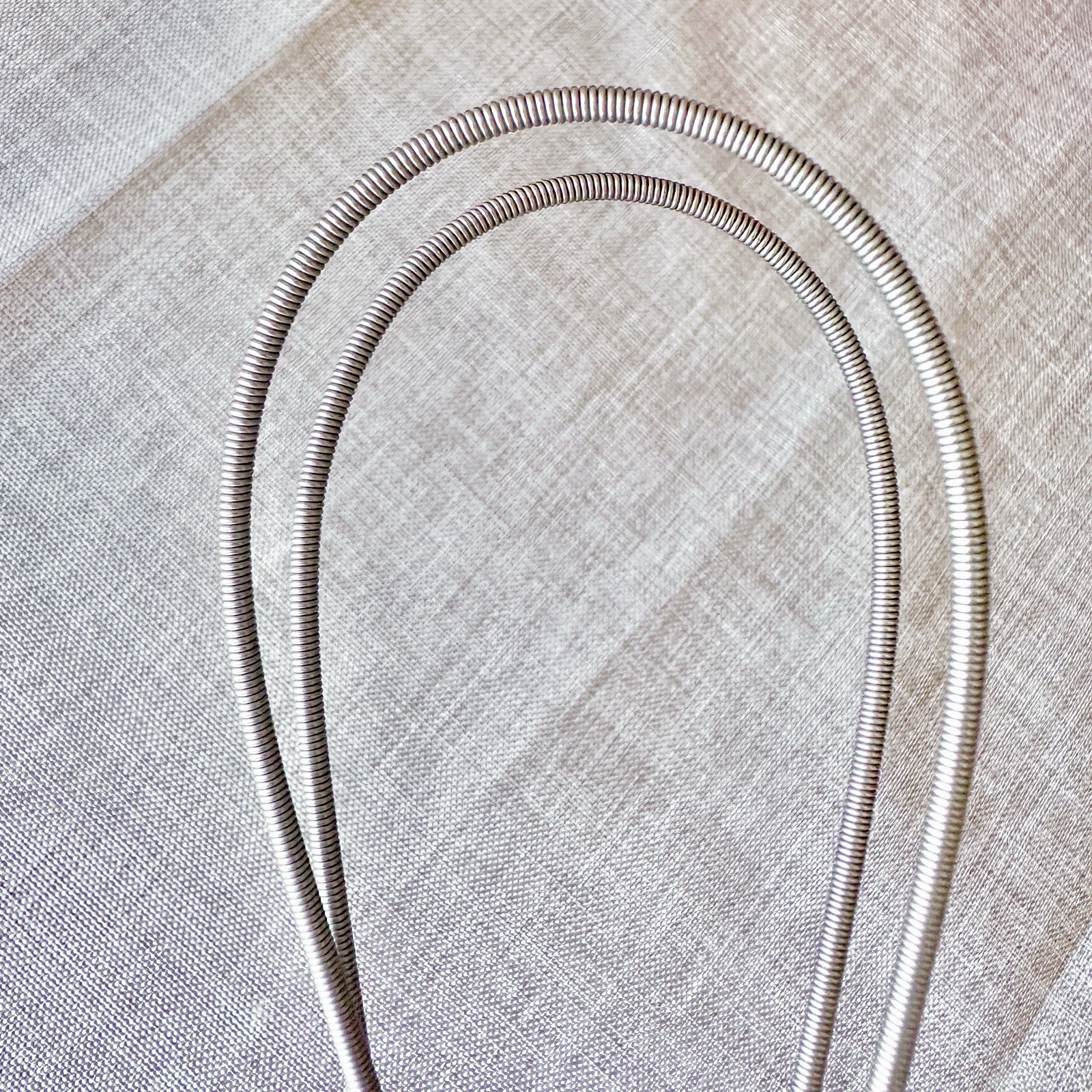 2x Vintage 14.5” Inch Shutter Release Cables for 35mm Film Camera Metal Spring