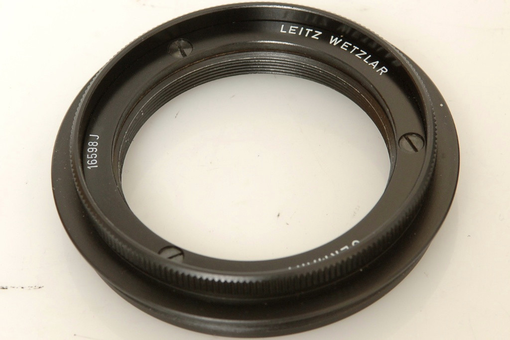 ✅ LEICA BELLOWS II RING ‘16598, UOOZK’ FOR 90MM 2 SUMMICRON LENS HEAD