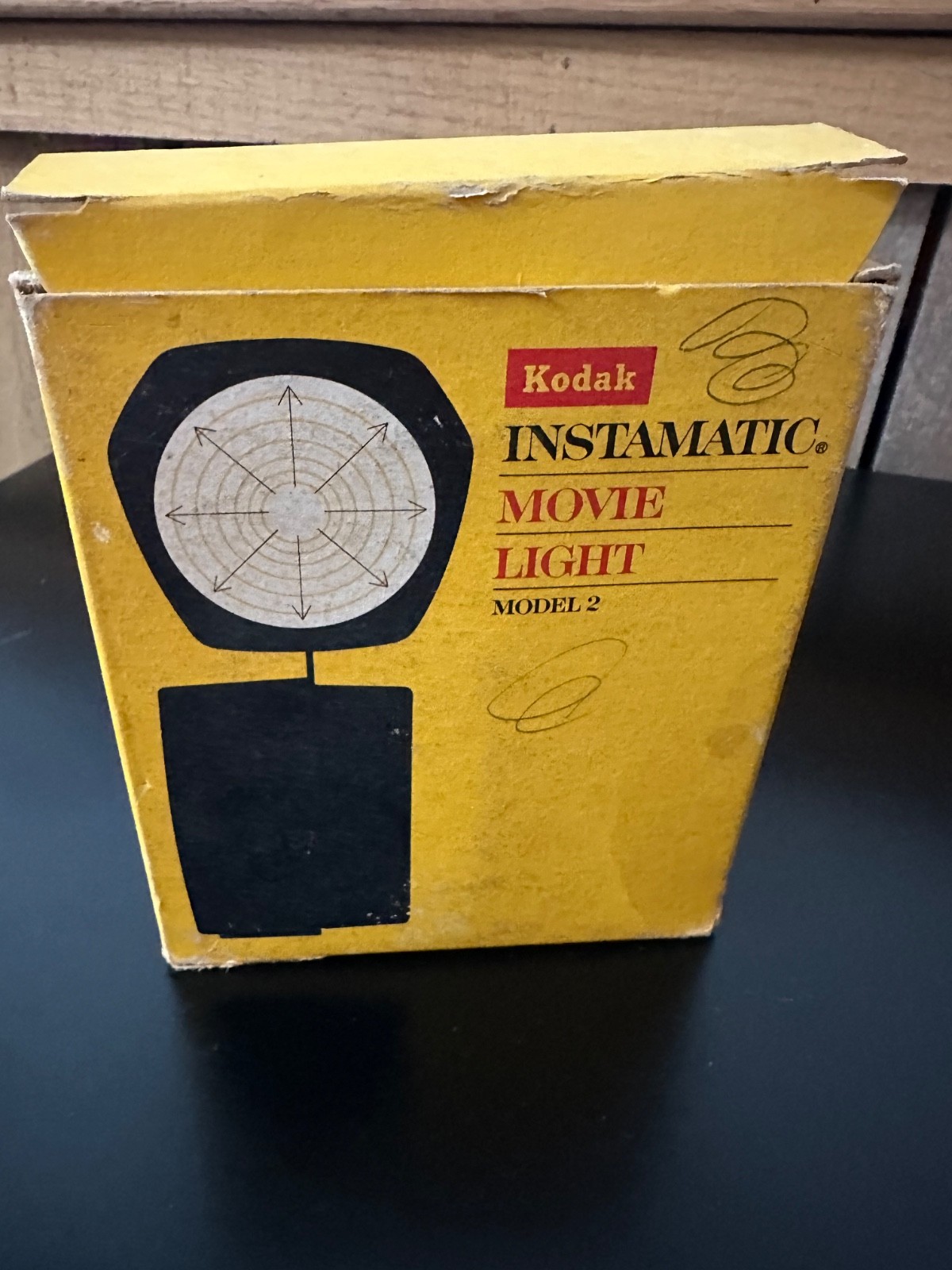 Vintage Kodak Instamatic Movie Light Model 2 in Original Box 1960s No. D376