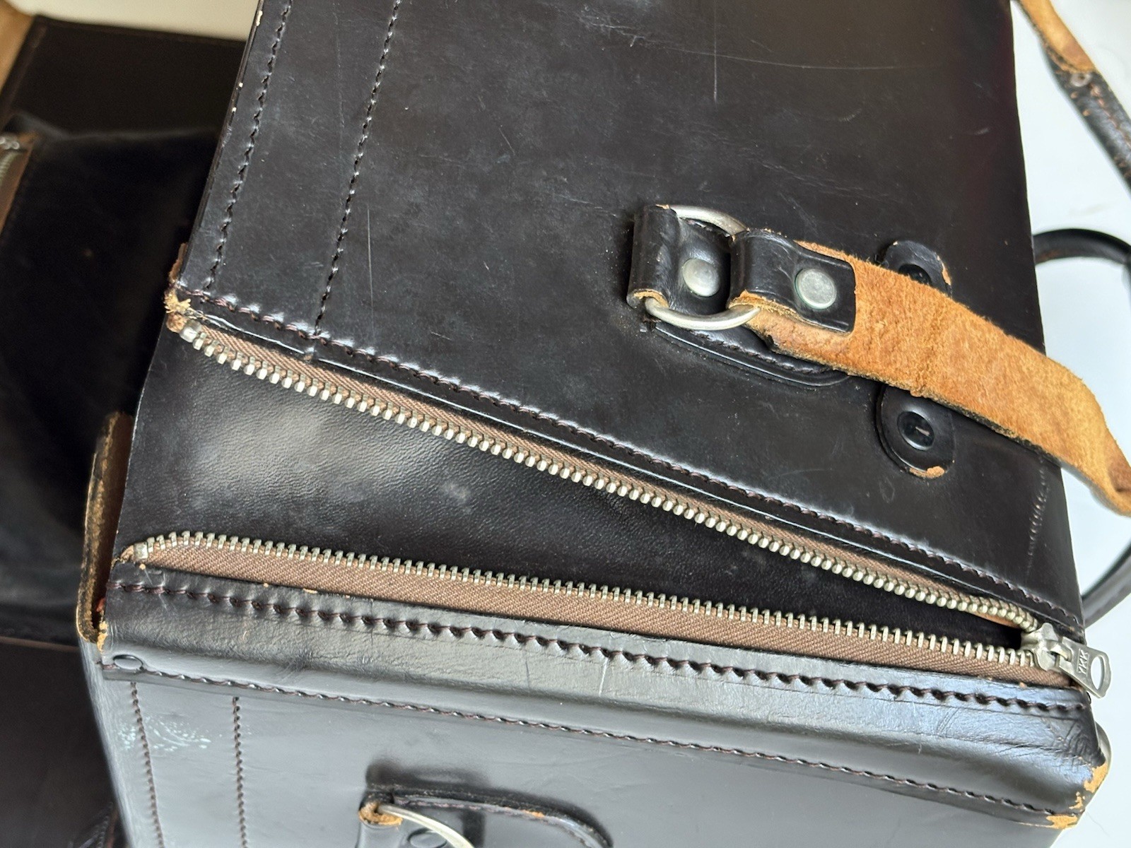 Kalimar Kali Bag Camera Black Leather Case Bag Japan Vintage