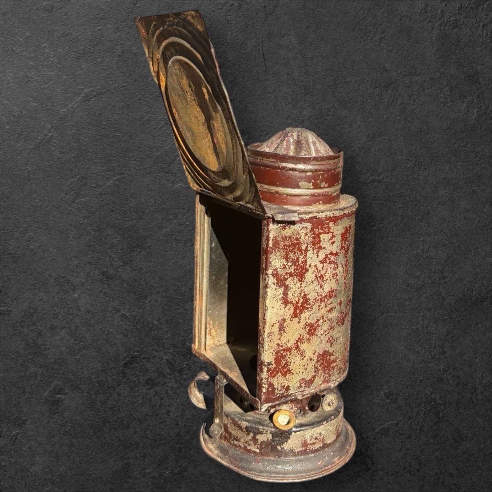 Antique Kodak No 1 Darkroom Kerosene Lamp Early Photo Developing Light Box #1