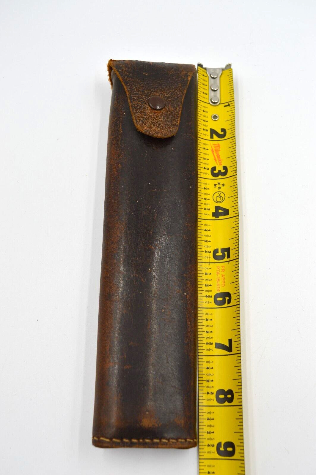 Antique – BKD Metal/Copper Camera Tripod with Leather Carrying Case