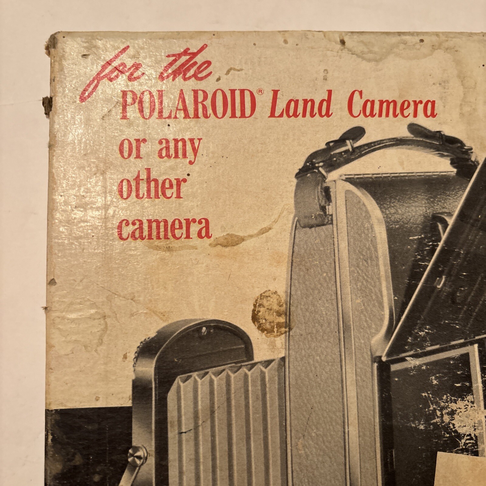 Vintage Polaroid Land Camera Cosmic Accessory Kit Set Bar-Zim 1958