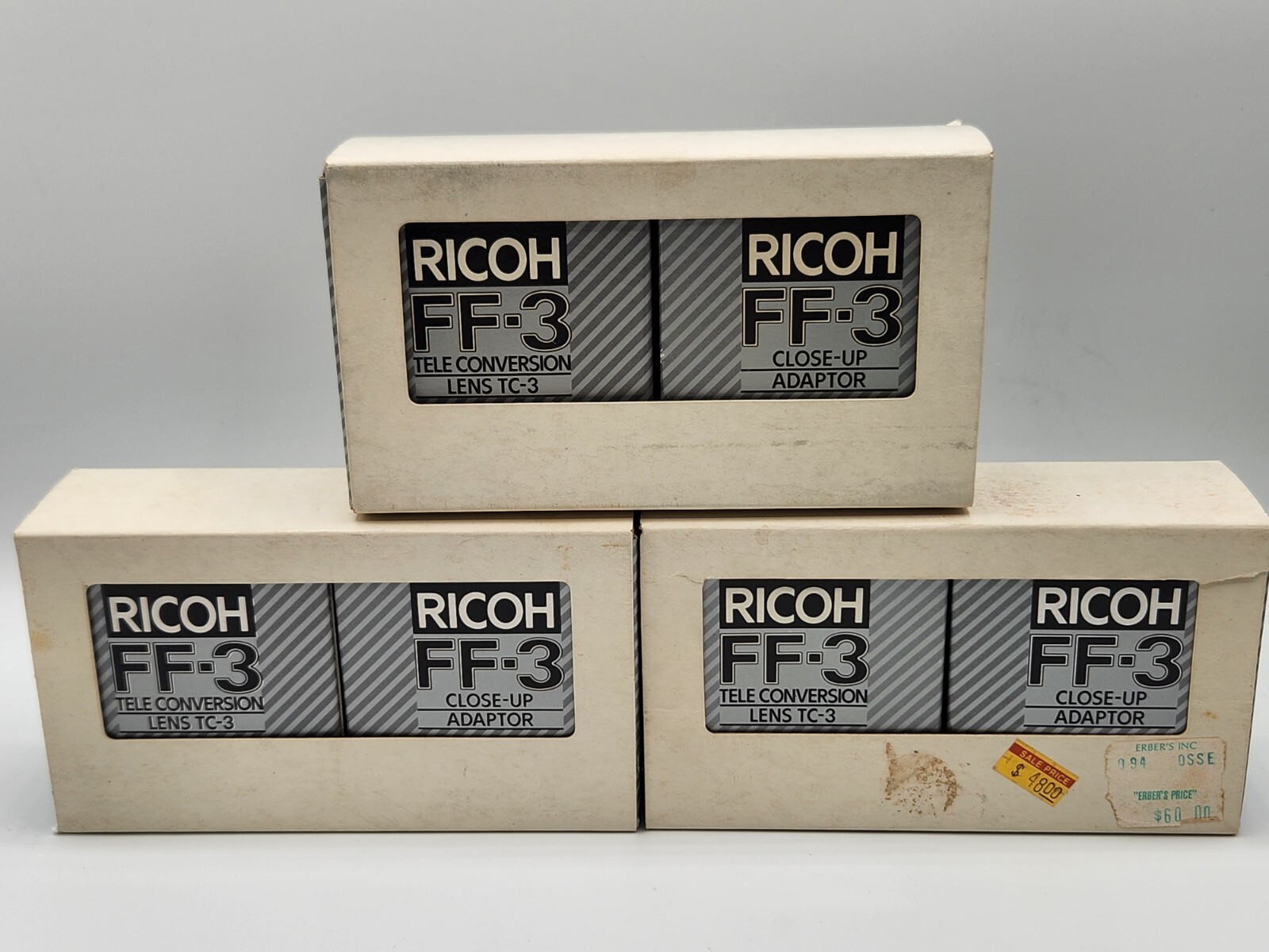 Ricoh FF-3 Lens TC-3 Close-Up Adaptor AF-50/70 TC-7 CL-7 Lot Camera Accessories
