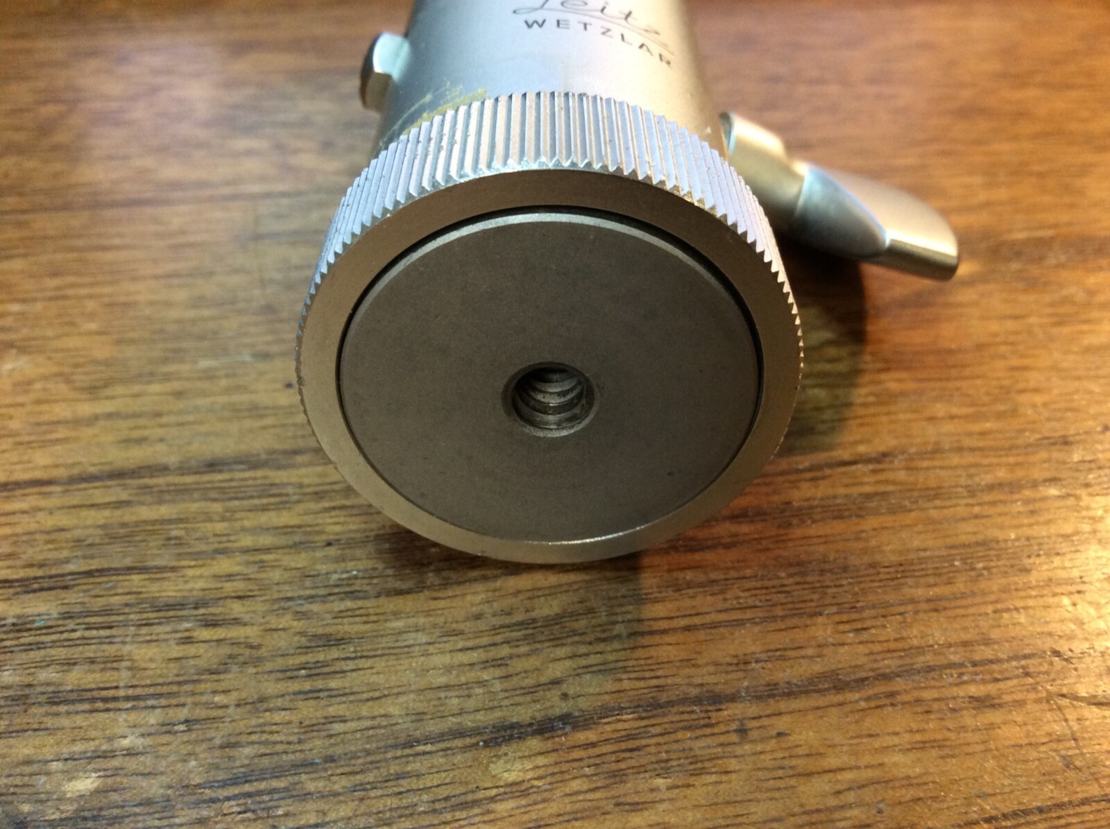 NICKEL BALL HEAD LEITZ WETZLAR TRIPOD LEVEL MOUNT FITS LEICA M CAMERAS M3, M6 M2