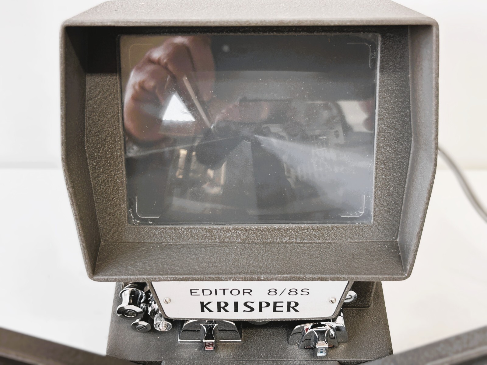 KRISPER mod. Dual System Film Editor – 8mm Film Moviola
