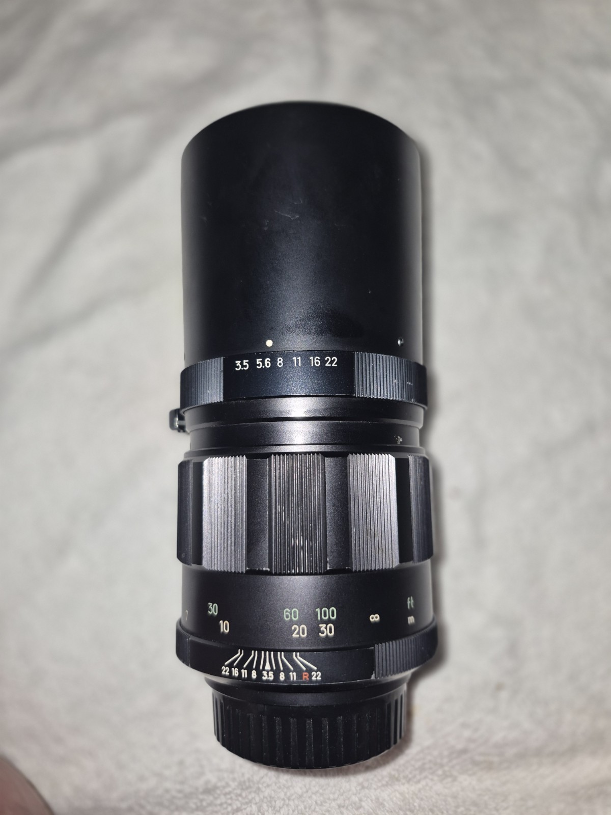 Minolta SRT 101 35mm SLR Film Camera w/ Rokkor-PF 55mm f/1.7 + Teleconverter