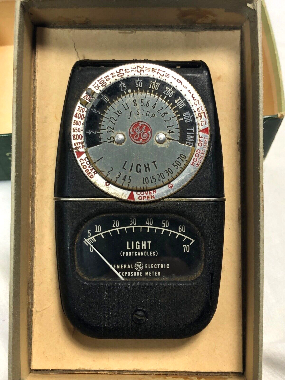 General Electric DW-68 Exposure Meter Vintage Photo Lightmeter Photography Photo