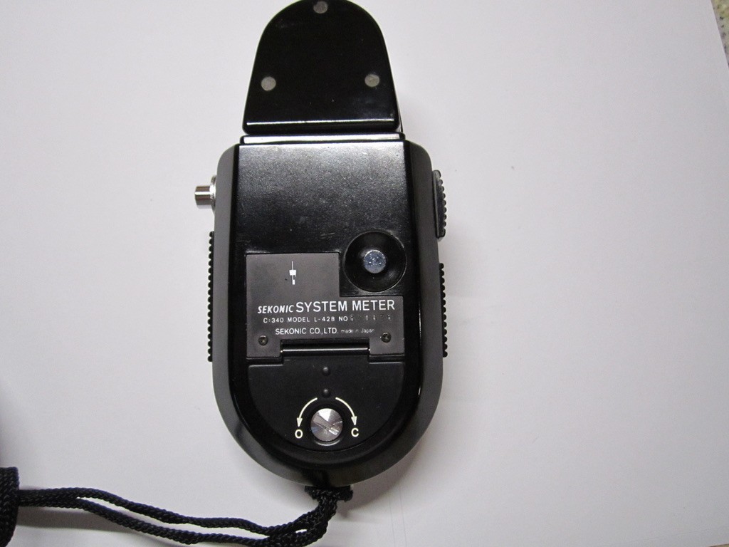 SEKONIC PRO EXPOSURE LIGHT METER for BOLEX 16MM MOVIE CAMERA WORKING BEAUTY!