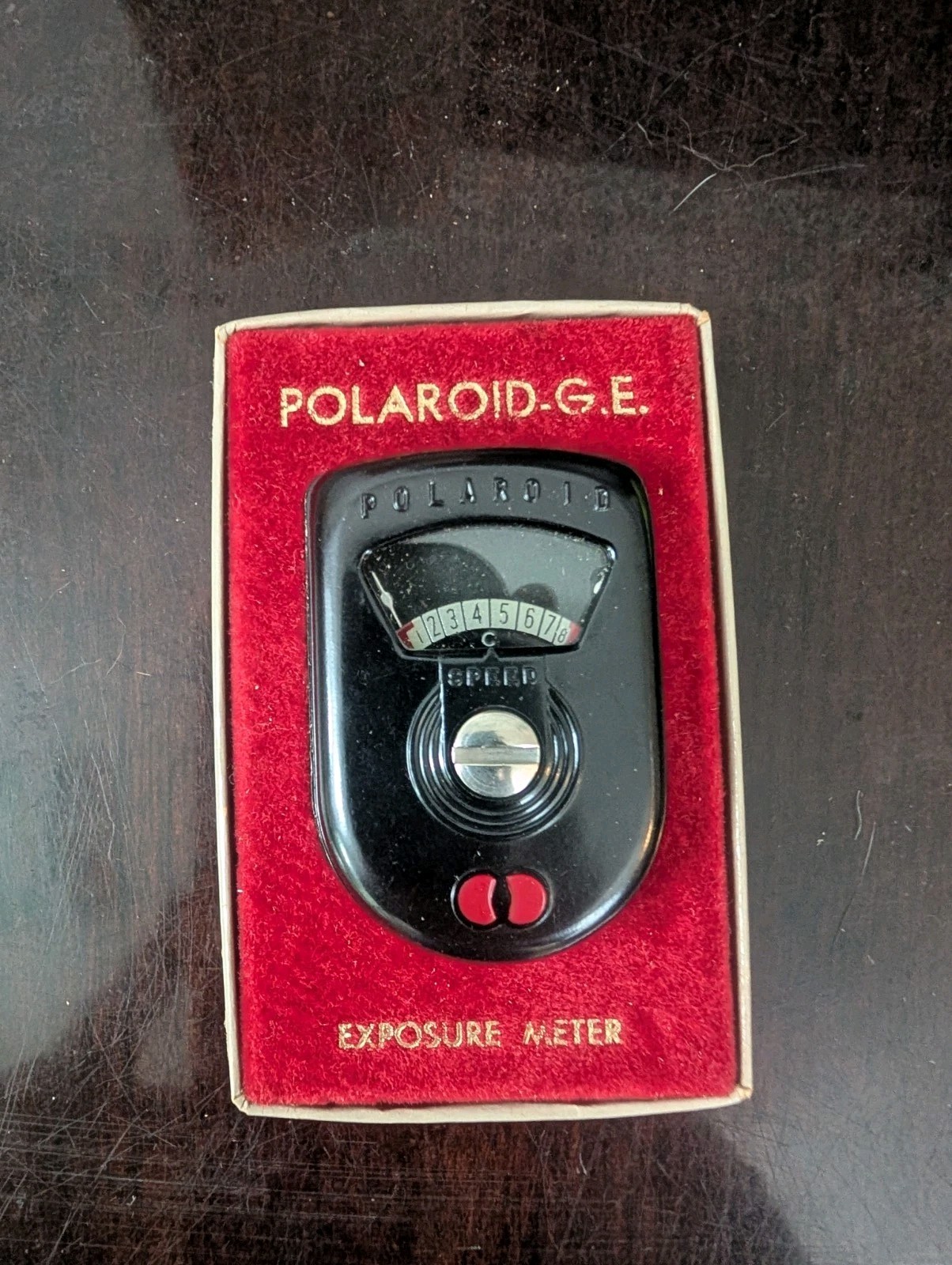 Polaroid PR-22 Exposure Meter w/ Original Box Vintage Untested