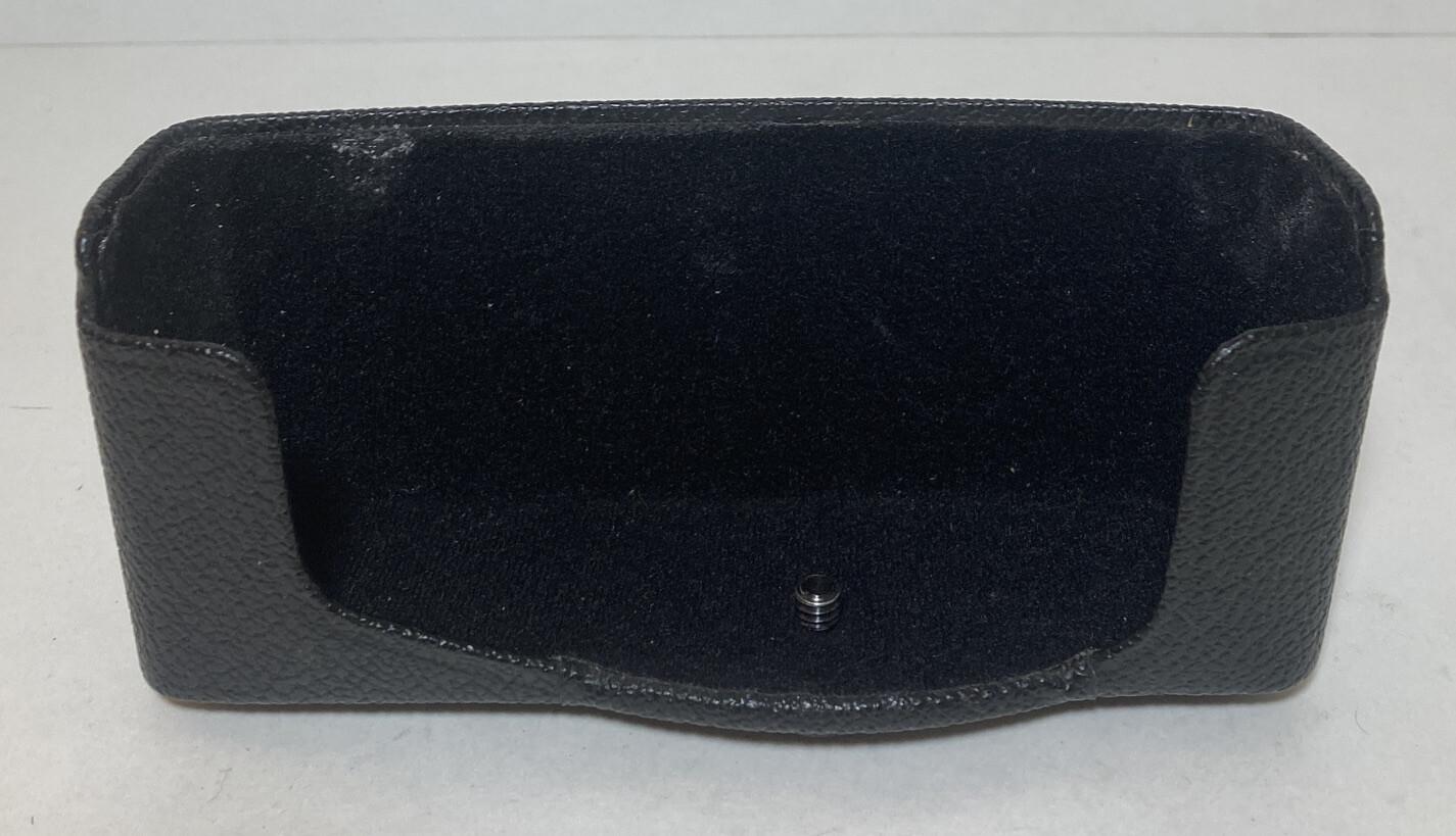 Vtg Black Leather Bottom Case Casing Cover For 35mm Film Camera Made In Japan