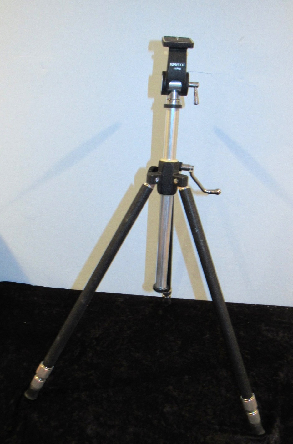 Vintage E.J. Korvette Deluxe Elevating Tripod Photography Videography JAPAN