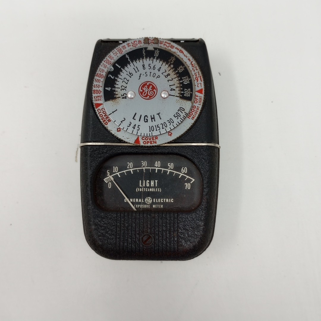 Vintage Camera Accessories Kodak Instamatic 44, GE Exposure Meter, 3X Extenders