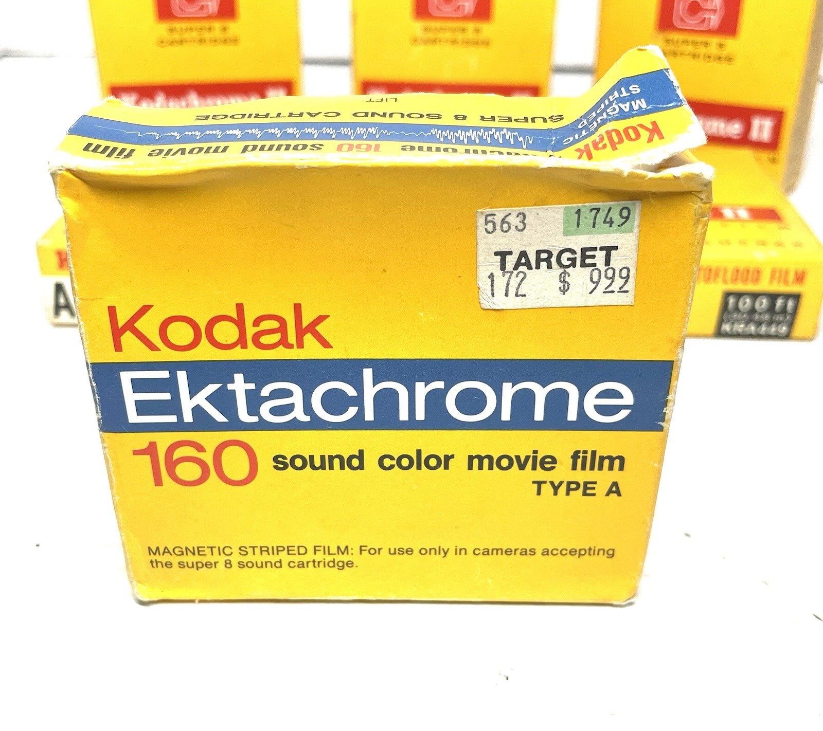 VINTAGE 5 LOT EXPIRED SEALED KODACHROME II MOVIE FILM 50ft 1972, 100ft 1965-66