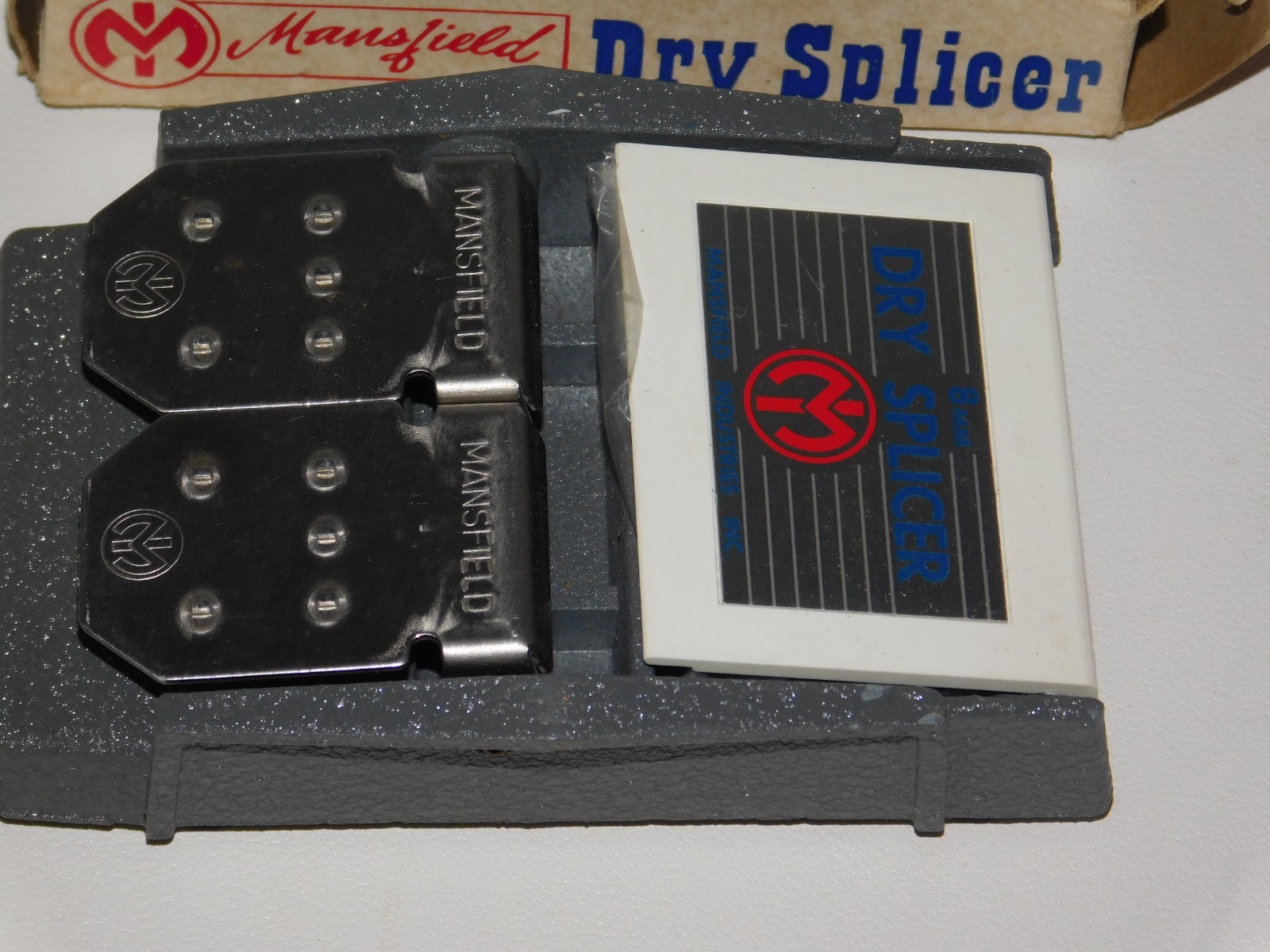 Mansfield Dry Splicer Butt Film Splicer 8mm Films Movies w/ box