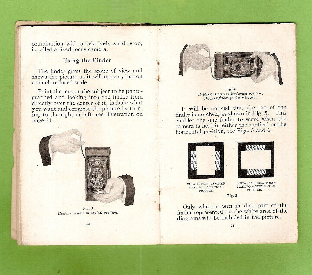 #D72. GUIDE BOOKLET FOR PICTURE TAKING WITH KODAK No. 2 & 2A FOLDING CAMERAS