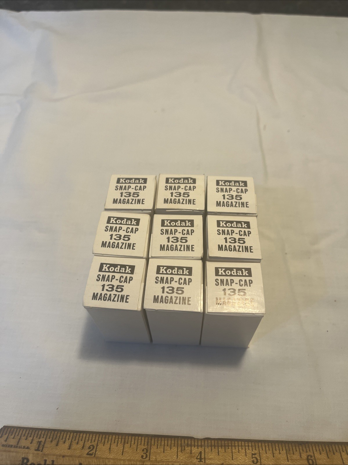 Kodak Snap-Cap 35mm 135 Film Magazine Lot of 9 Sealed Canisters FREE SHIP