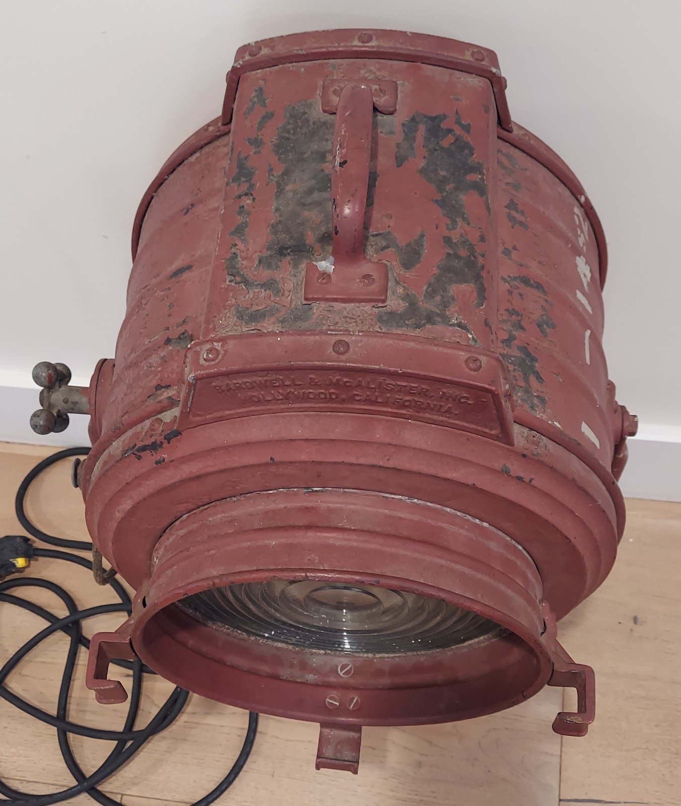 Bardwell & McAlister Hollywood Movie Keg Light 10″ Fresnel stage spot California