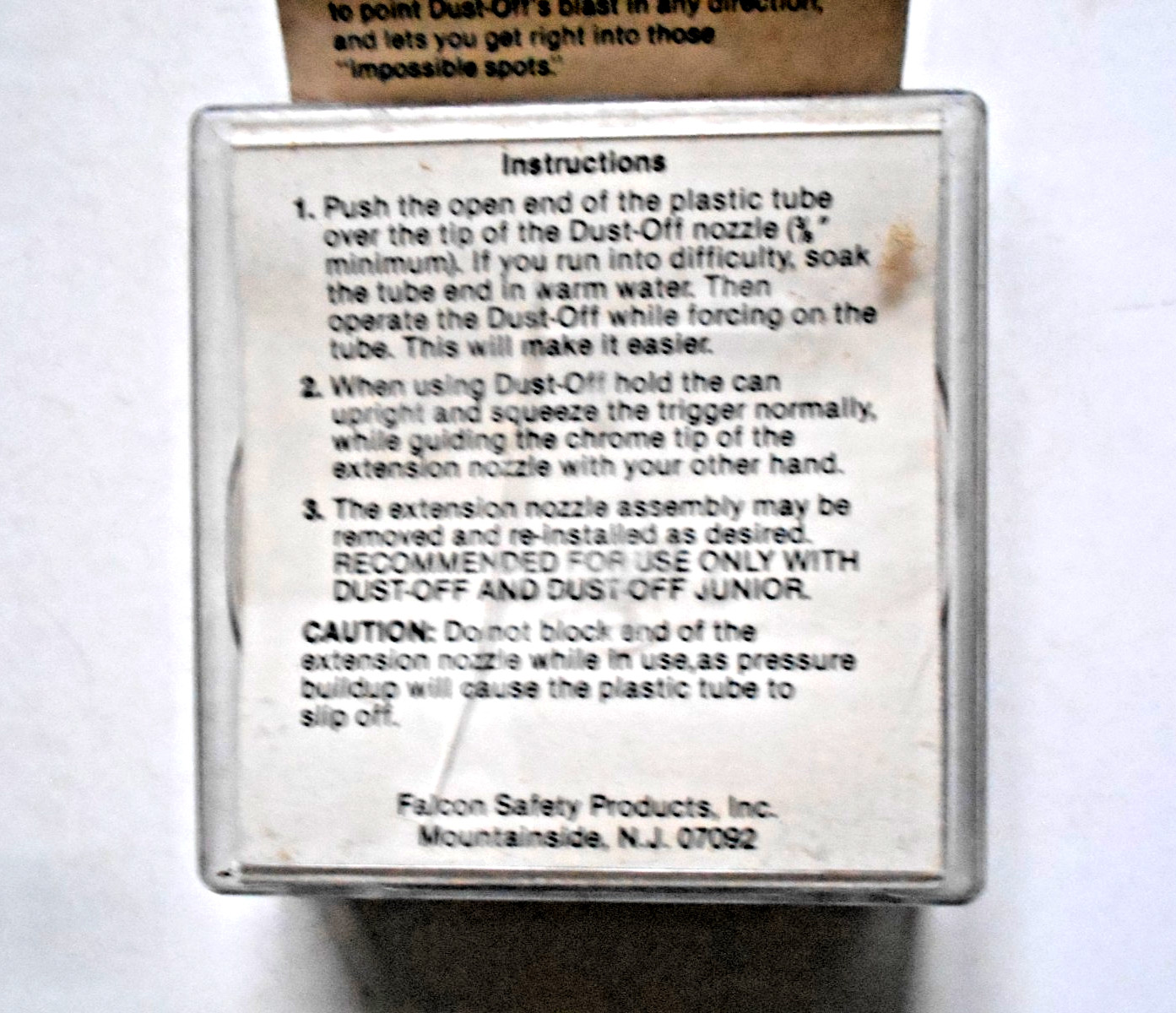 Vintage Falcon Dust-Off Flexible Extension Nozzle 2 ft.