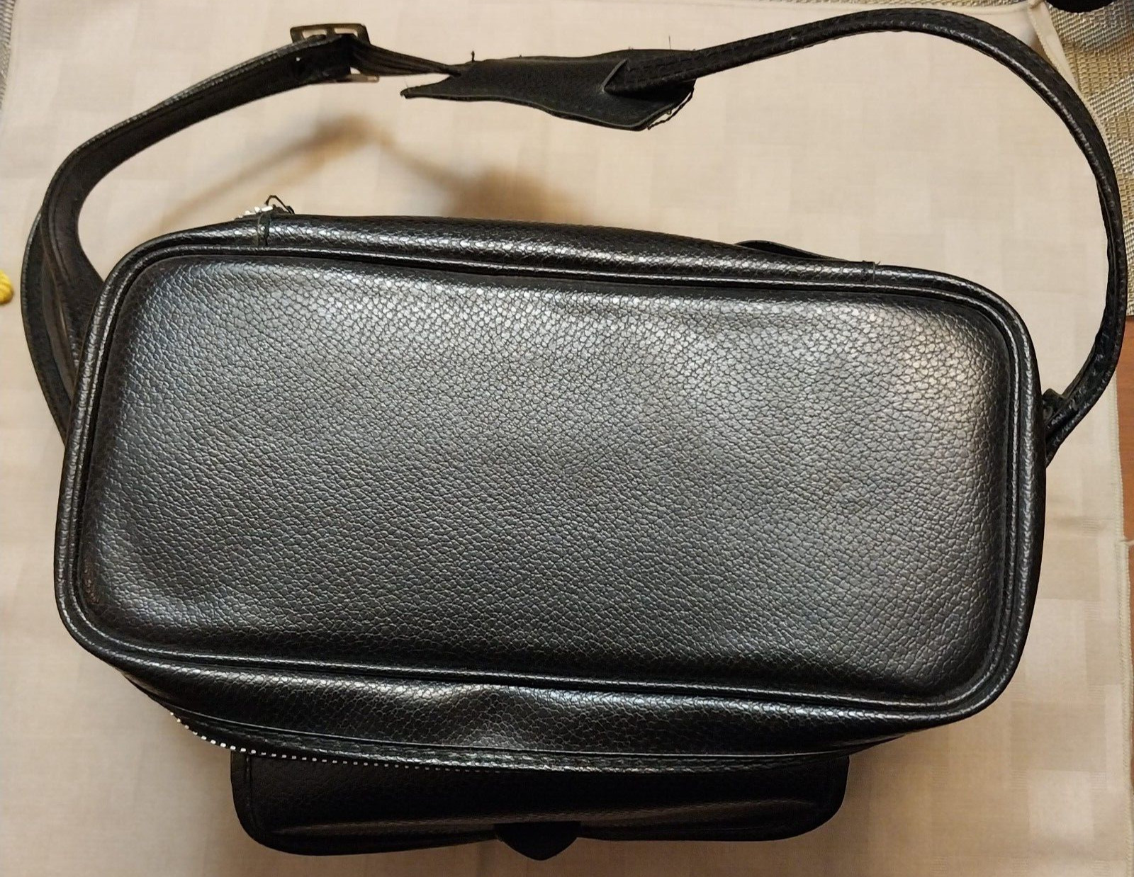 Vintage Camera Bag Case Black. Made in Japan