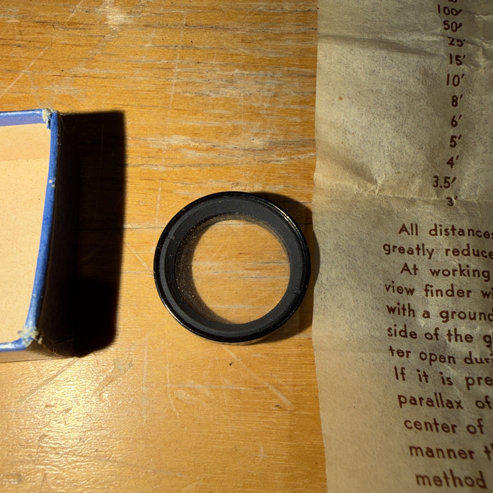 Argus Lens Accessory No. C-77 for Model “C” Portrait Attachment Filter *RARE*
