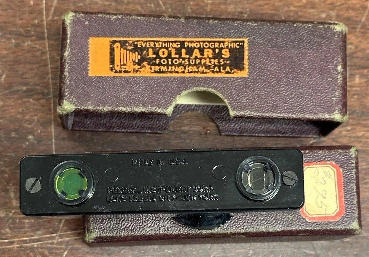Vintage Ideal Range Finder Mfg. By Federal Instrument Corp NY 1950s in Box USA