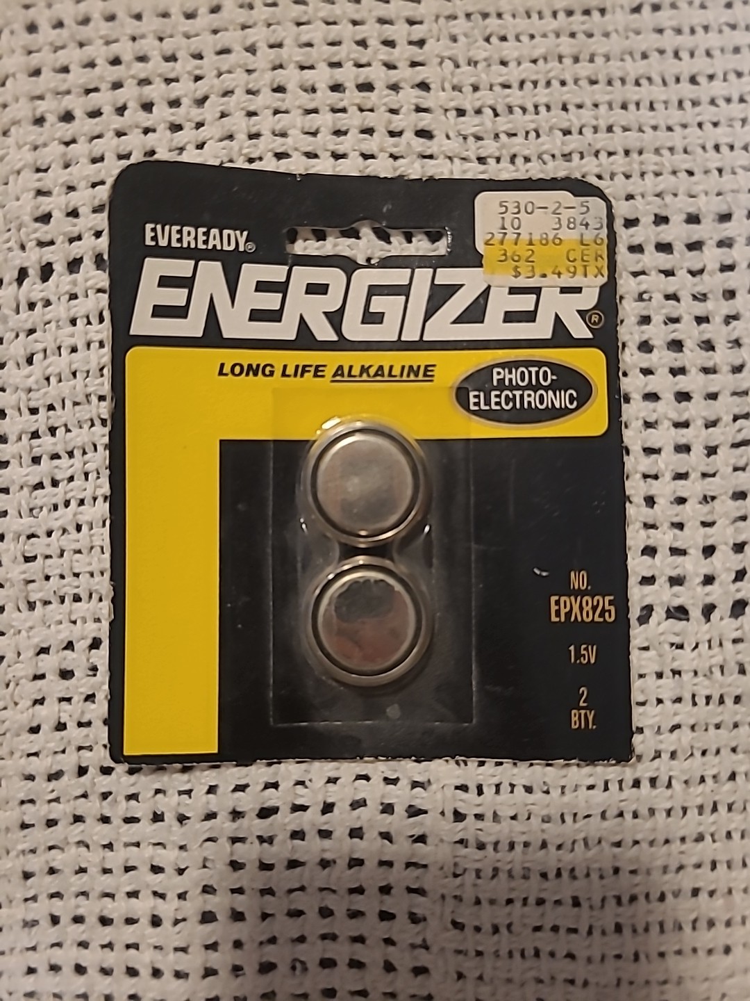 Vintage Photo Electronic Display Eveready Long Life Expired Visual Prop Use Only