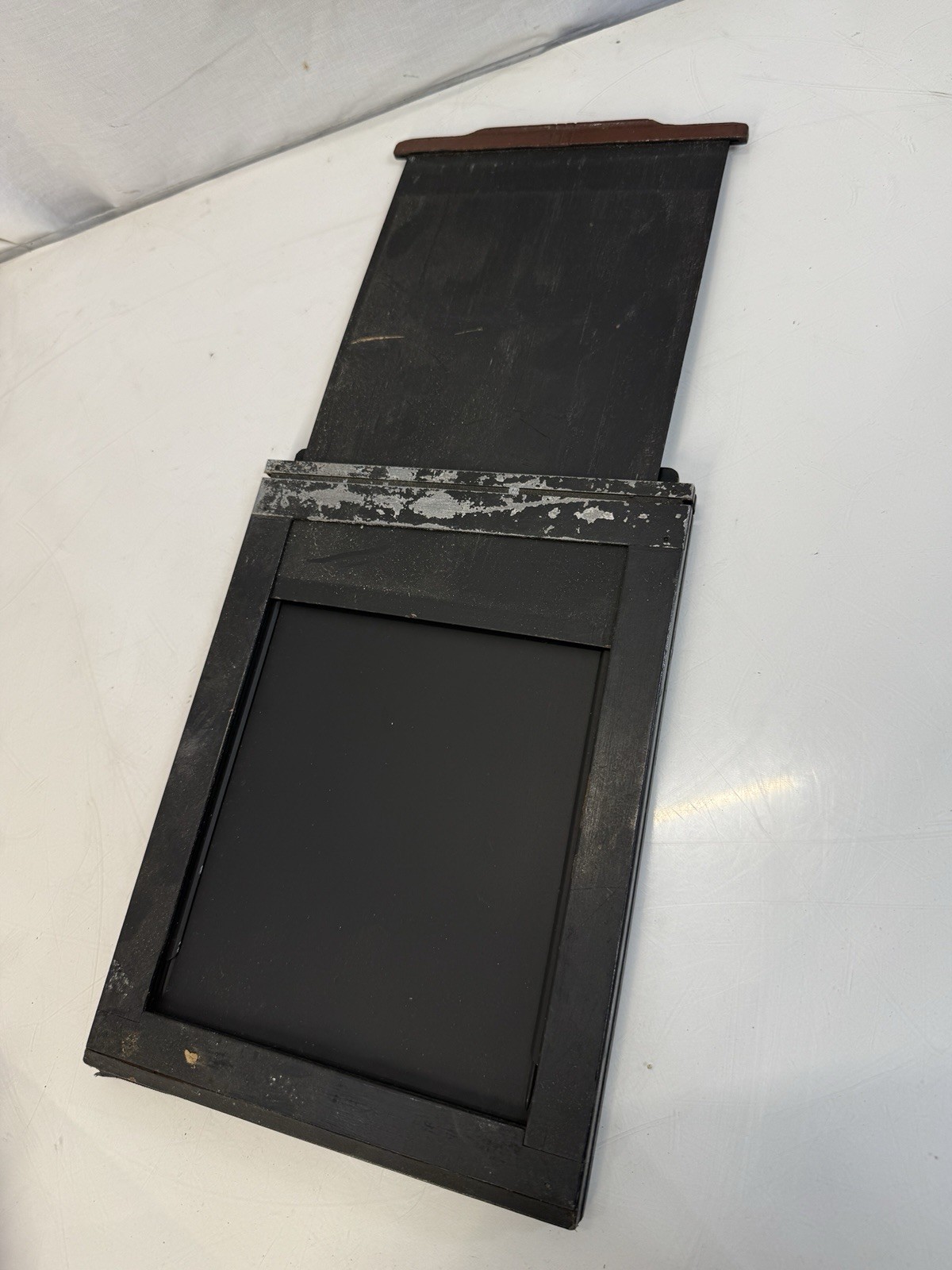 Vintage 5×7 Wood Film Holder Antique Large Format Dark Slide Double Plate Case