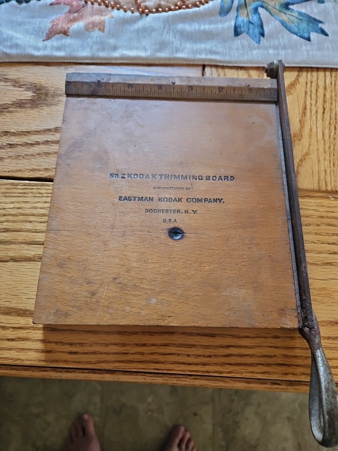 KODAK Vintage No 2, Picture 7″ X 7″ Trimming Board, Eastman Kodak Co., N.Y., USA
