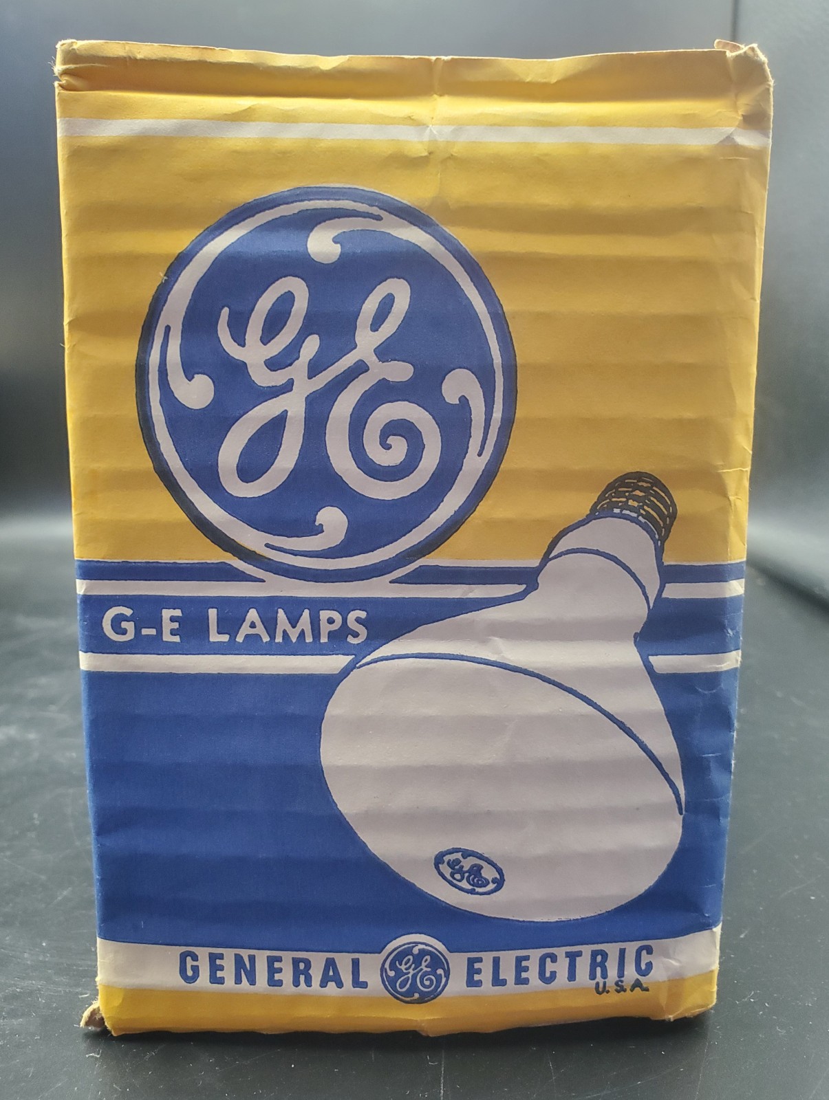 2 GE Vintage 375W Superflood Movie Photo Lamps Light Bulbs PH375/34R4 Working