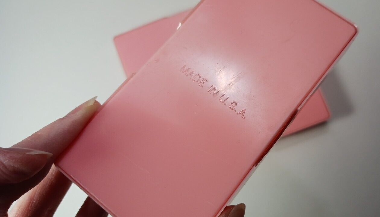 3 Kodachrome Transparencies Collectible Pink Picture Slide Cases Vintage USA