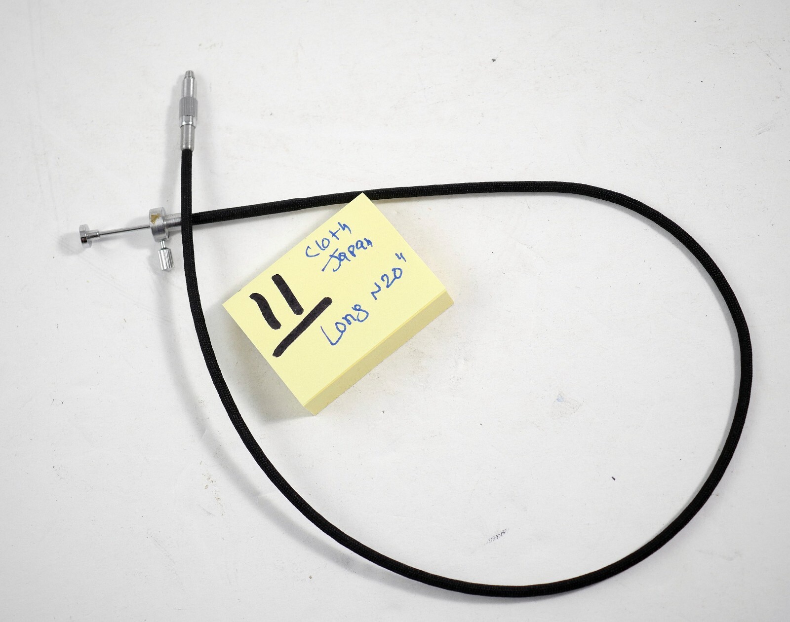 LONG Camera mechanical cable release ~ Cloth ~20″ Made in Japan Nice – #11
