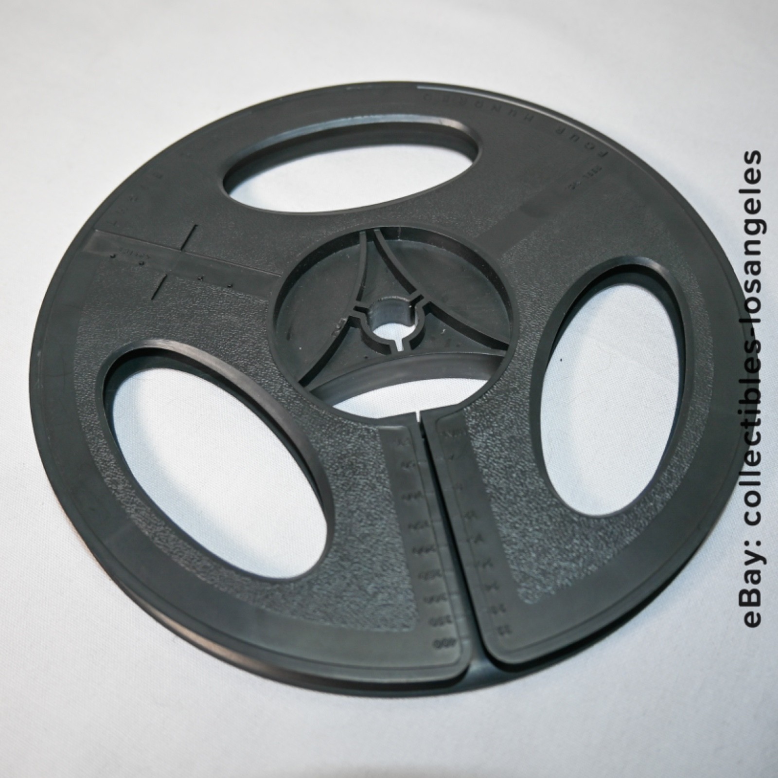 1973 KODAK DUAL 8 Black Plastic 8mm FILM TAKE UP REEL 7″ 400ft