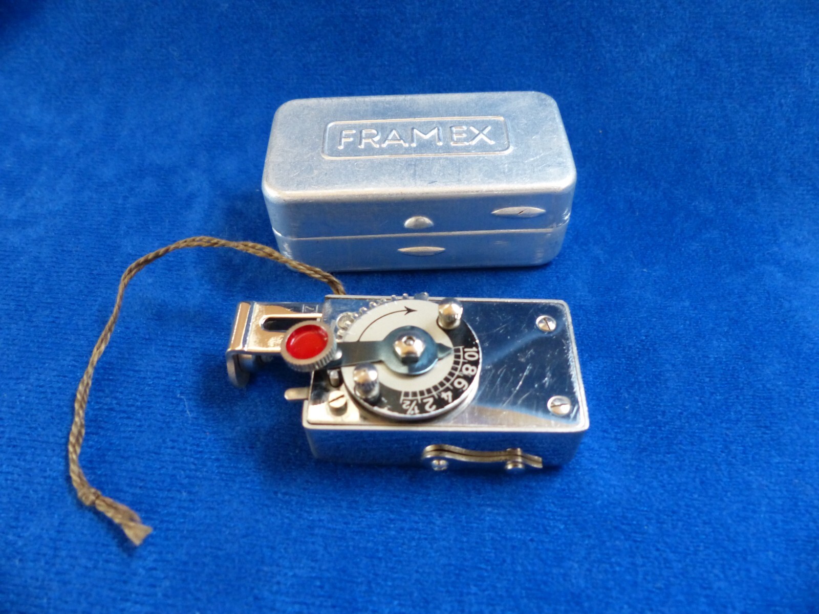 Vintage self timer, Framex, Model II, made in Germany, with aluminum case