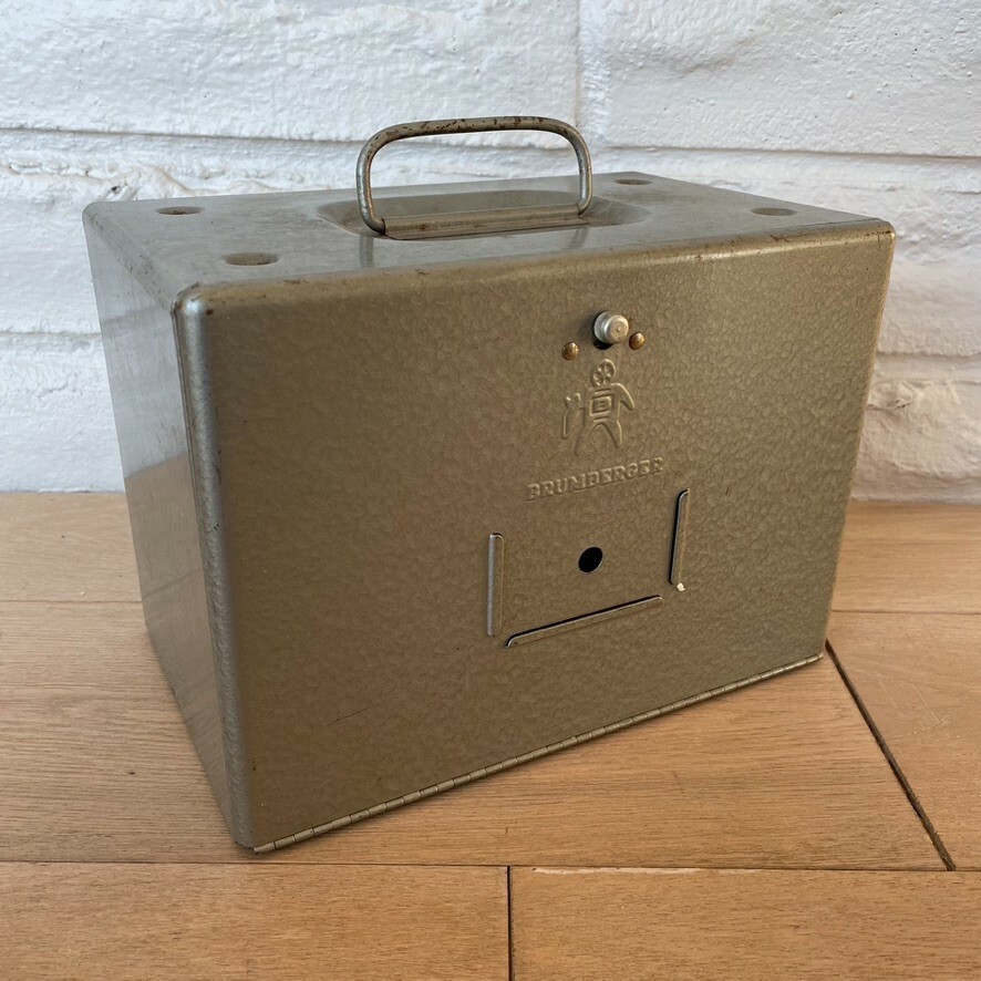 Brumberger 8mm Film Reel Carrying Case Holds 12 5 in Reels Vintage