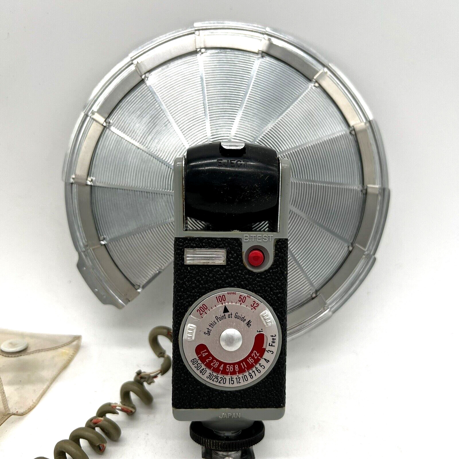 Vintage SUNSET Photo Tilt a Mite Camera Flash Unit Collapsible Fan