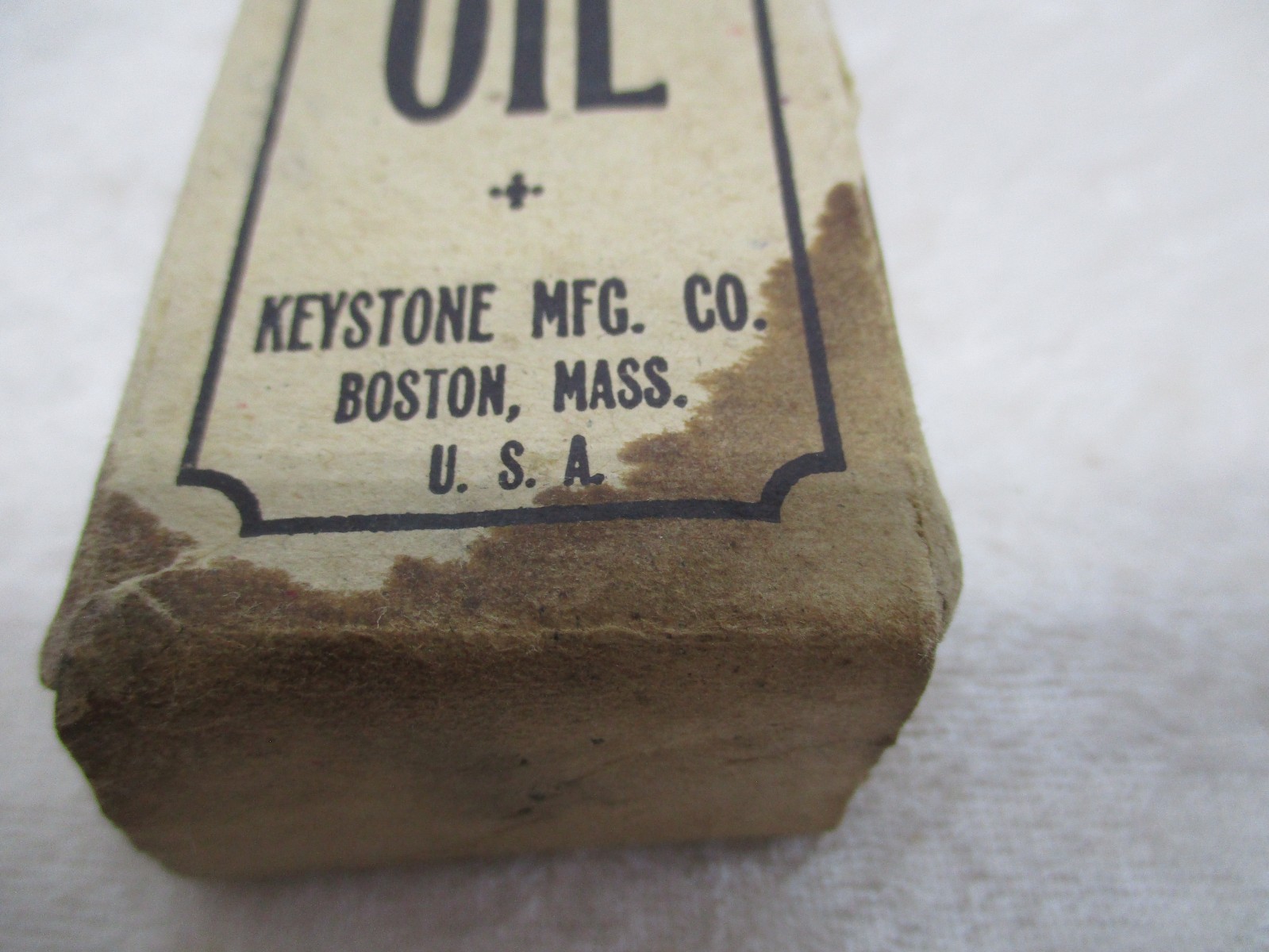 Vintage Keystone Projector Lubricating Oil in Original Box