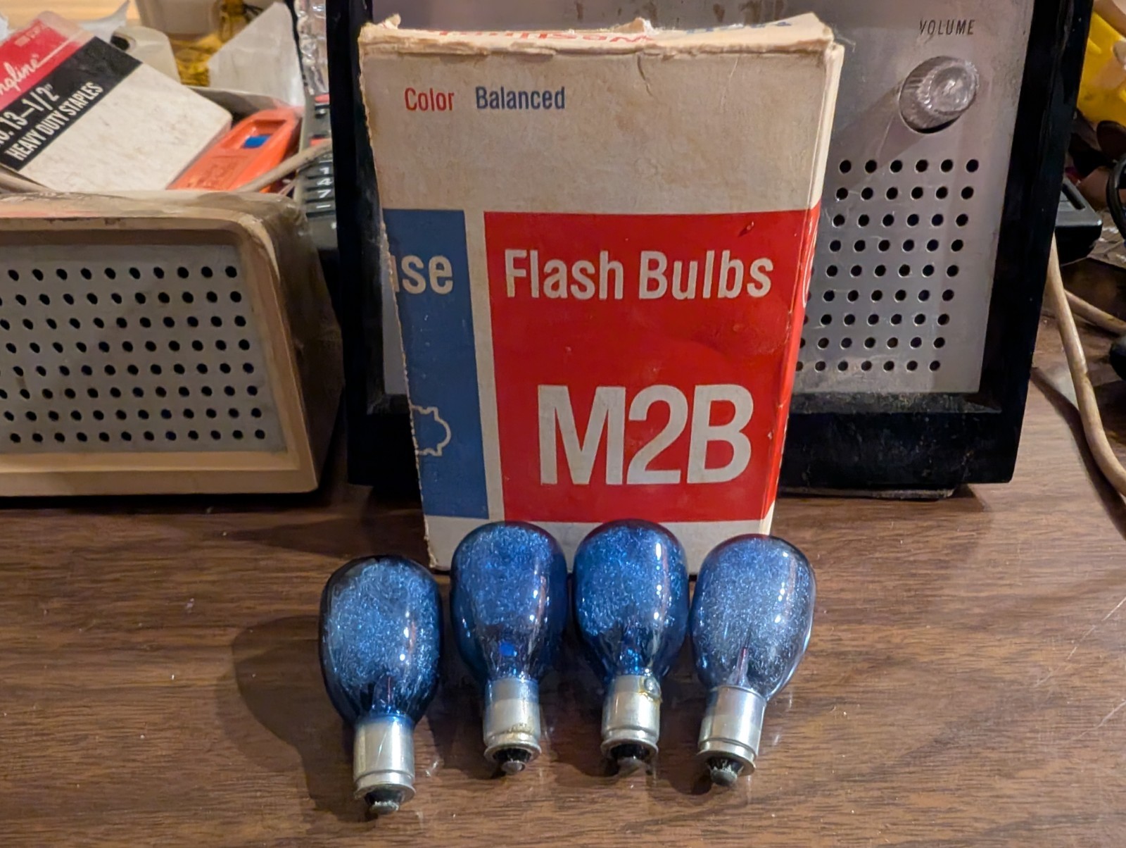 Westinghouse M2B Color Balanced Flash Bulbs QTY 4 (one is Sylvania)
