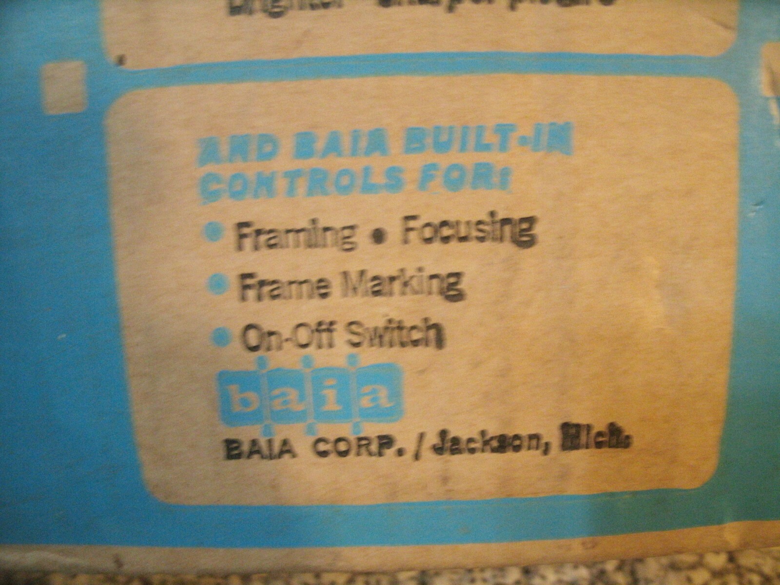 Baia Ediviewer Mark II-In original box, includes all seen in photos-bulb works!