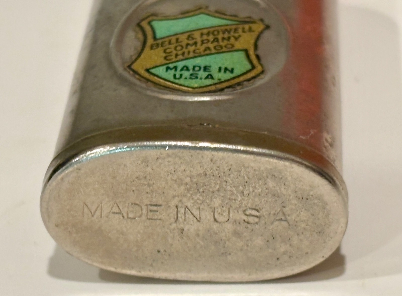 Antique Bell & Howell FILMO Oil Bottle Can for Movie Projector USA Empty
