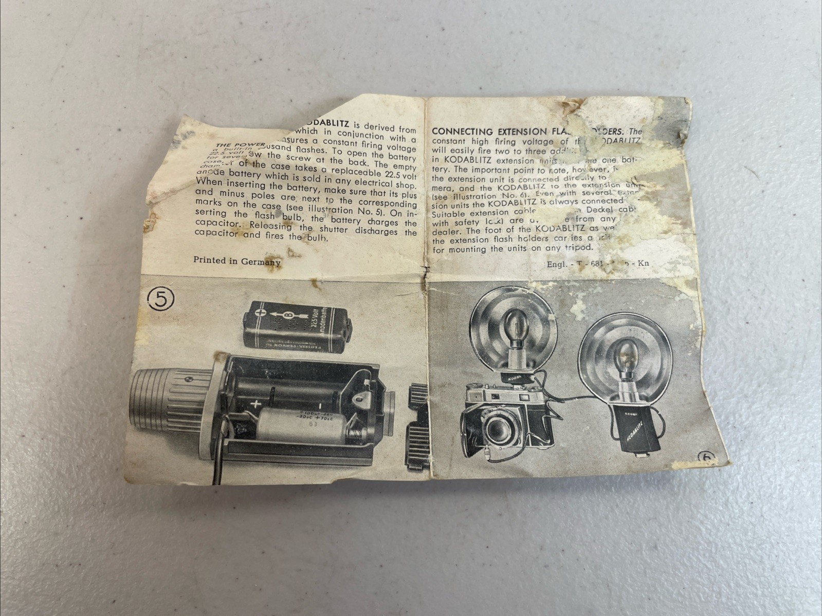 Kodak Kodablitz Flash Case Camera Accessory Light Photography 8C45