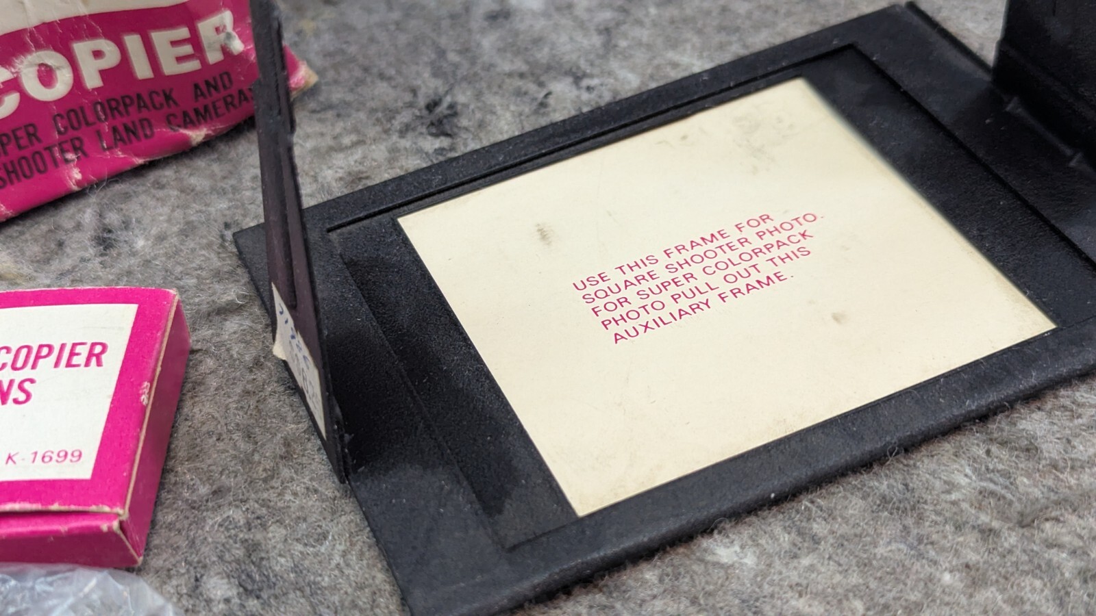 Vintage KALI-COPIER Accessory for Polaroid Colorpack II Camera
