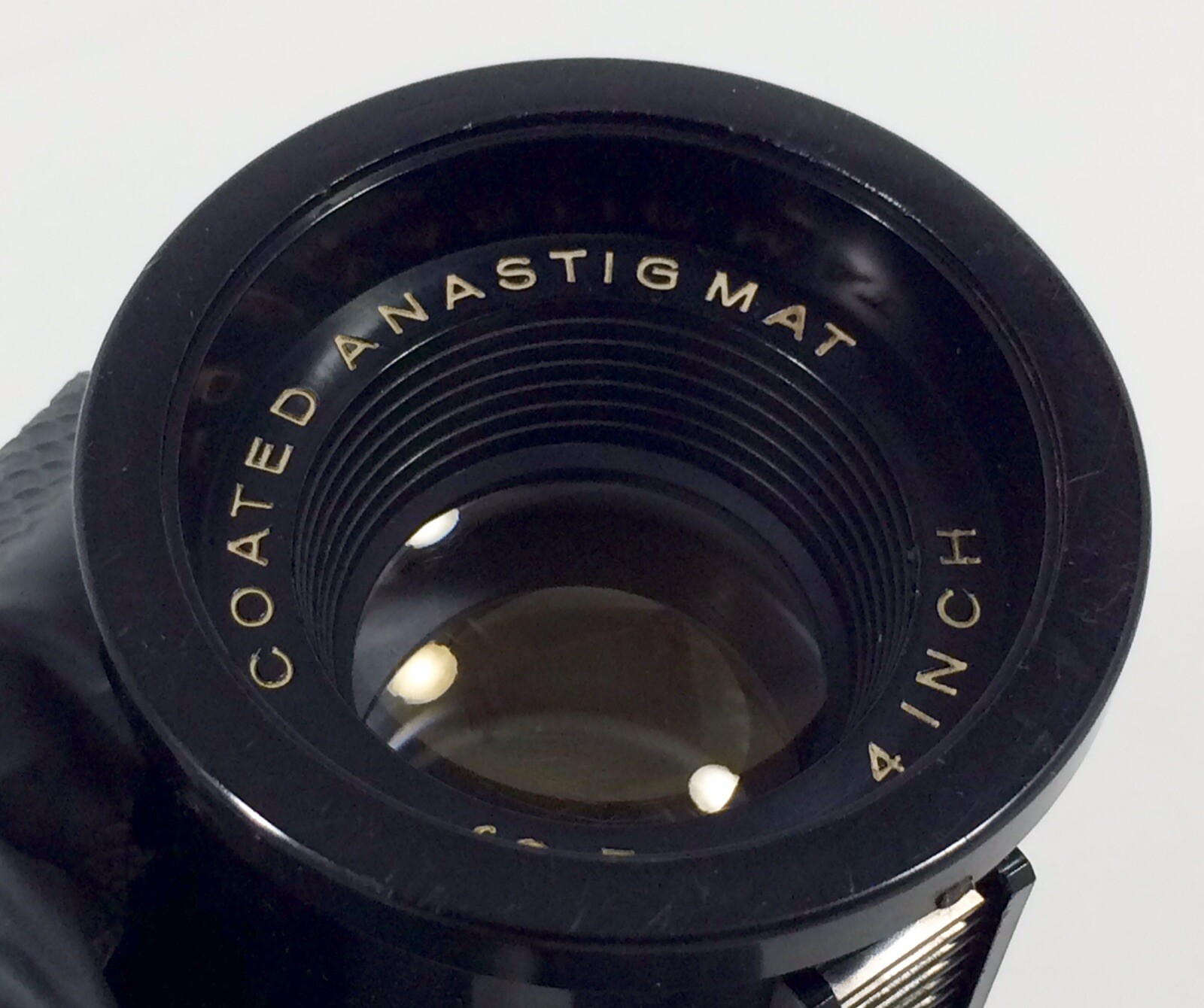 Vtg 4 inch f 3.5 Coated Anastigmat Projector Lens Projection Part 4″ EUC