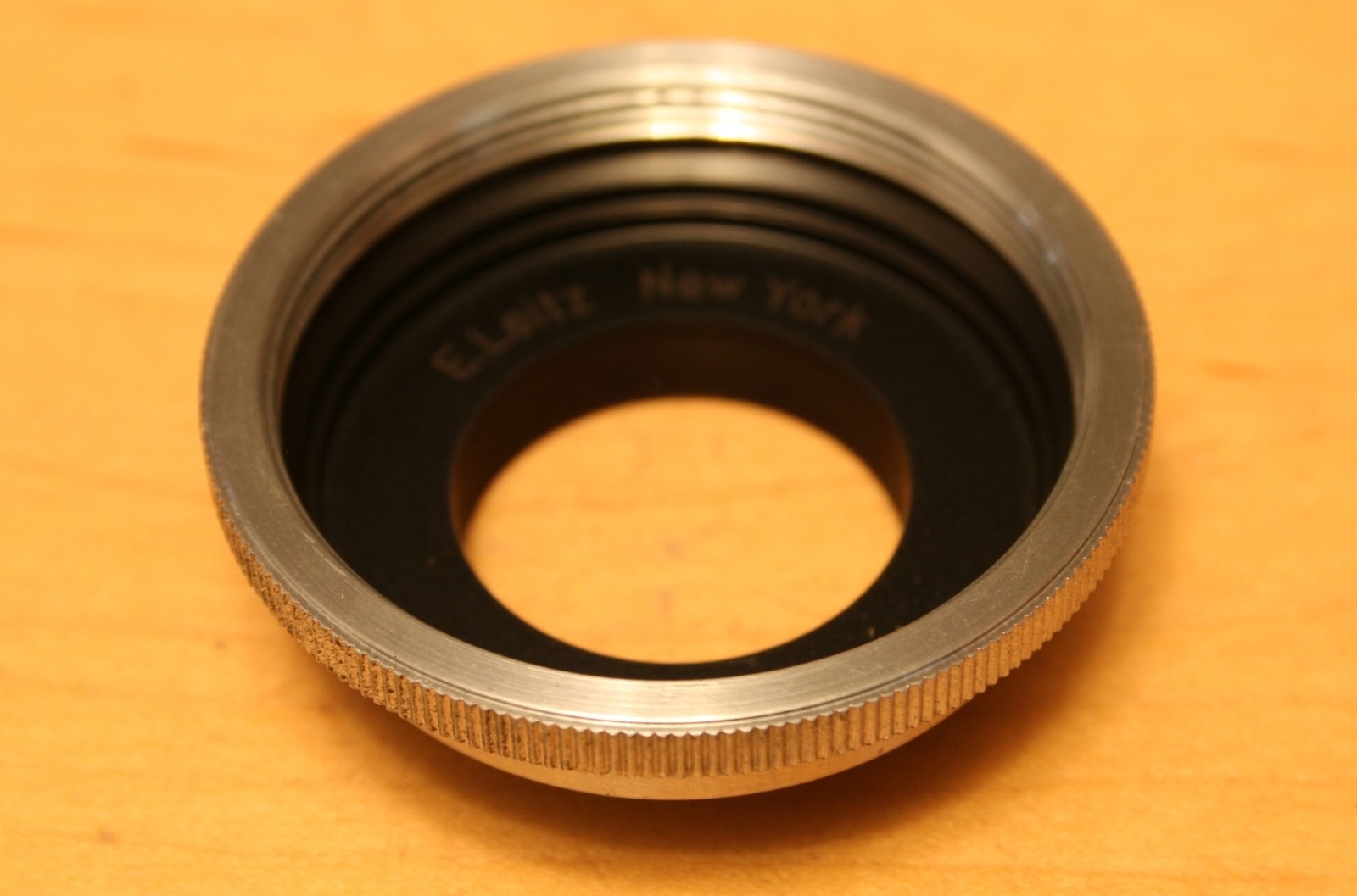 Vintage 1960’s Leitz 14026 Cine Adapter For Screw Mounting Leica Lenses, Nice