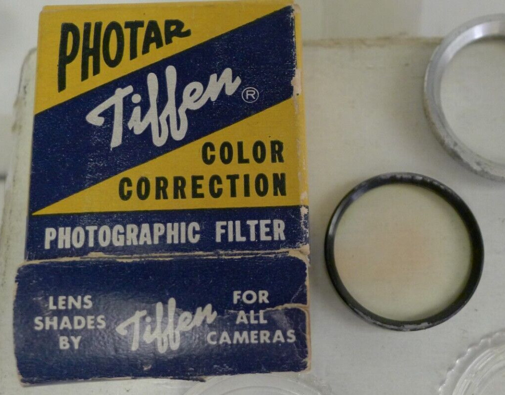 Tiffen 85-C Series 5 Photar Filter with Box, Case & Adapter
